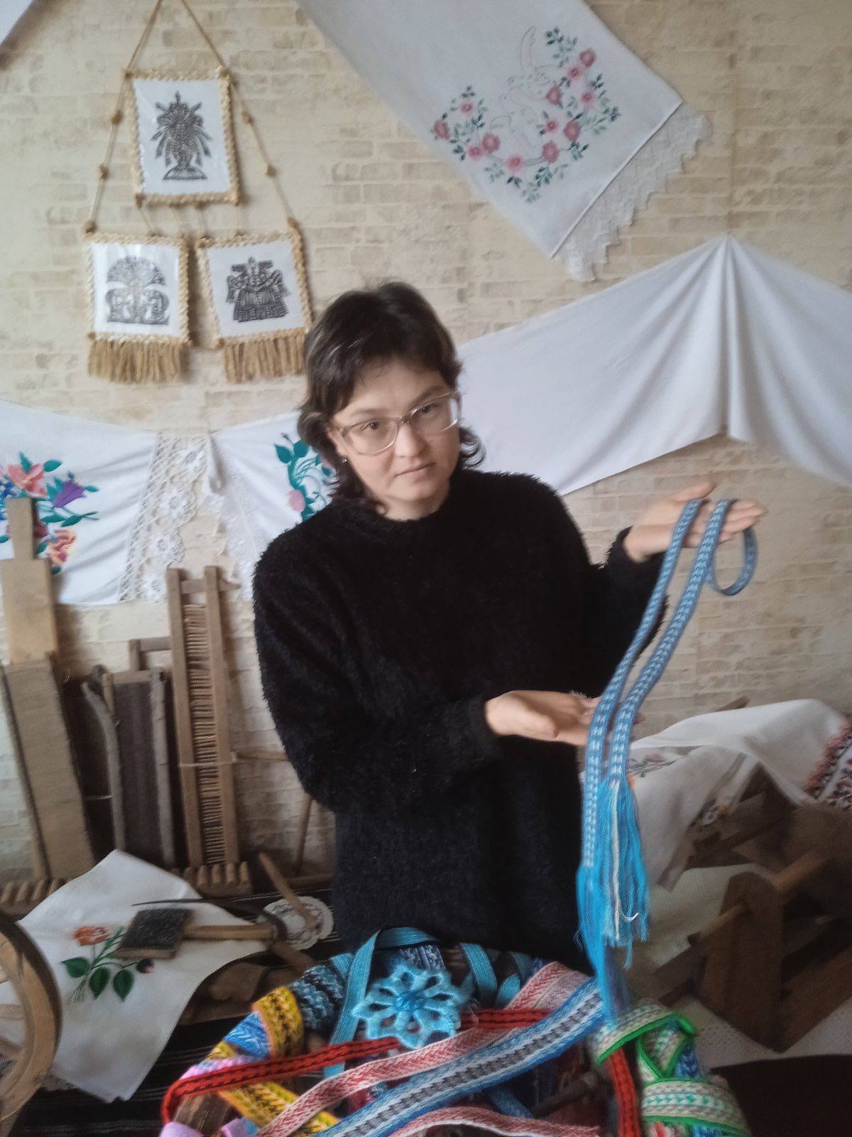 Экспозиция "Тканые пояса"