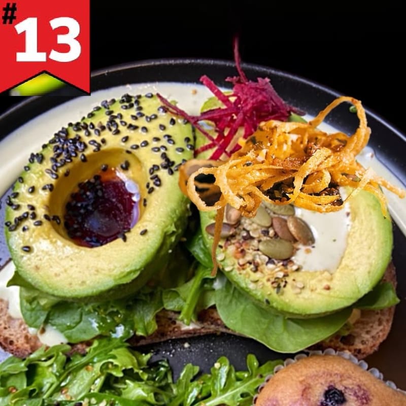 #13 Avocado Toast (Gluten-free bread available)