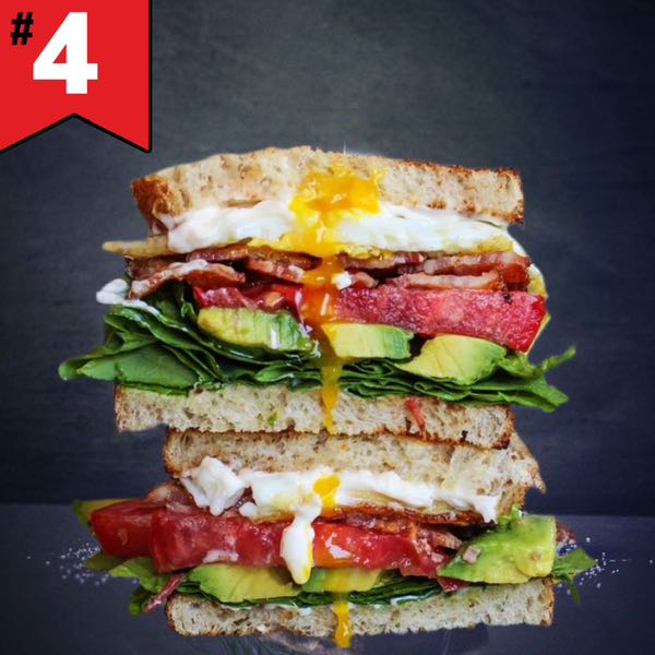 #4. Sweet baked Bacon BLT