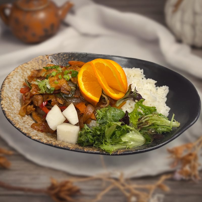 Spicy Pork w/Rice