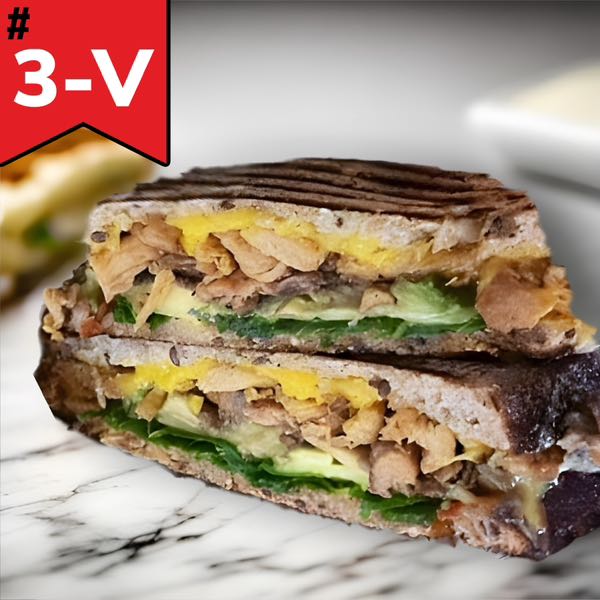 #3-V. Vegan *Soy Chicken Panini