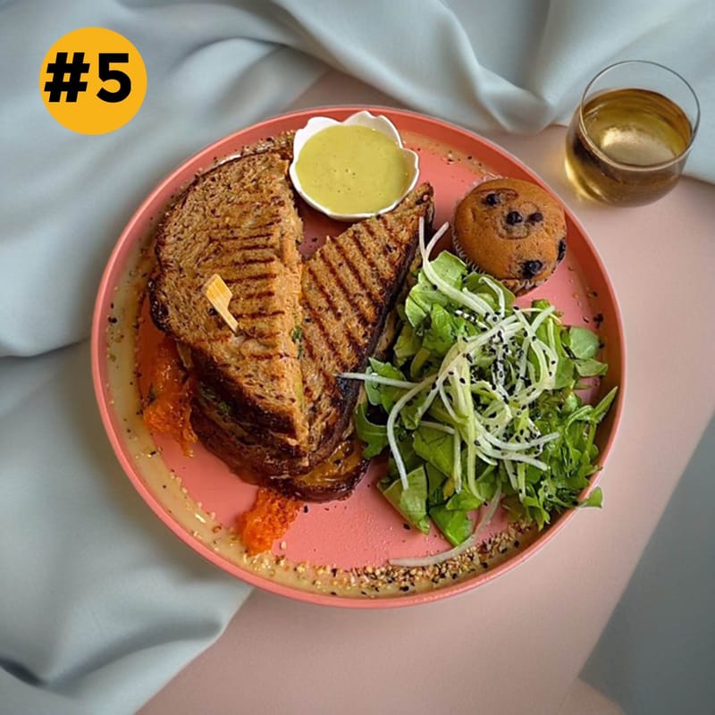 #5. Avocado Tuna Melt Panini