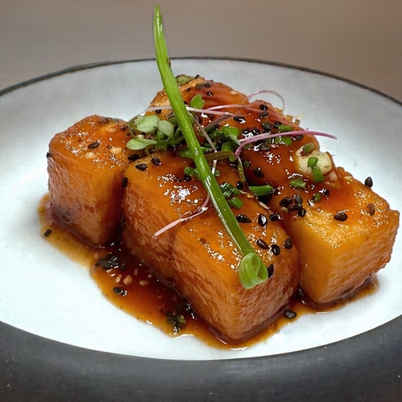 Crunchy Tofu, Chili Glazed (VG, GF)