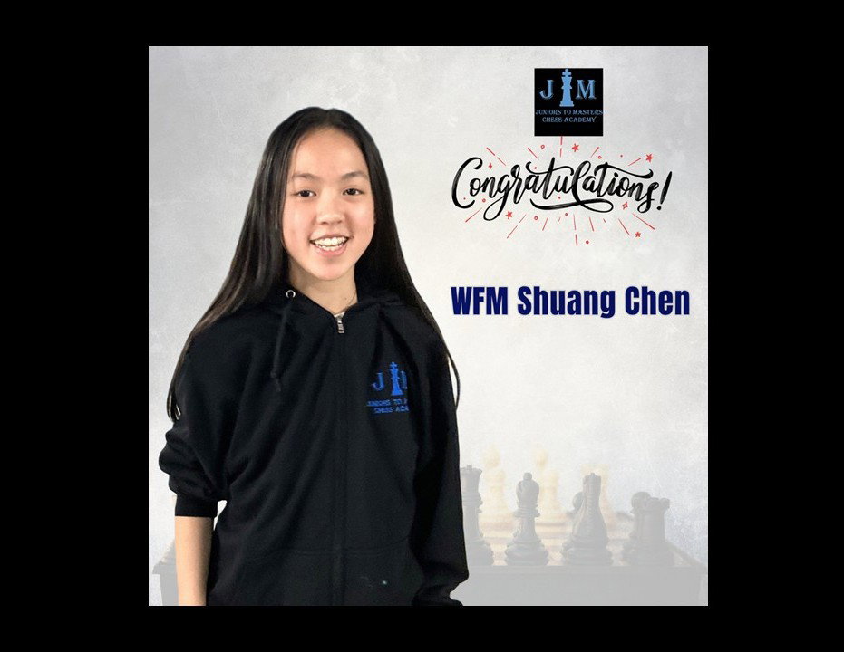 Woman FIDE Master Shuang Chen