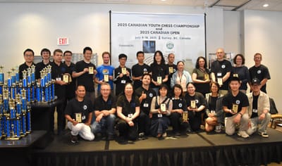 2025 Canadian Youth Chess Championship Event Report by Victoria Doknjas, Co-Chair