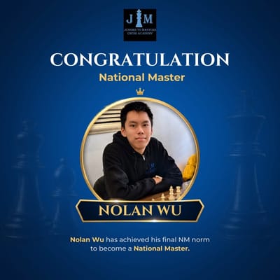 National Master Nolan Wu