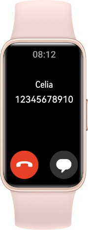 Huawei band 8 Call reminder