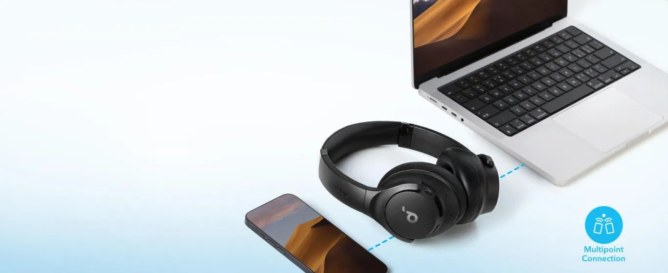 90edbfb0 701a 41dc b473 8ff55507681c. CR0,0,1464,600 PT0 SX1464 V1 Anker Soundcore Q20i – Casque Bluetooth ANC avec 60h d’autonomie