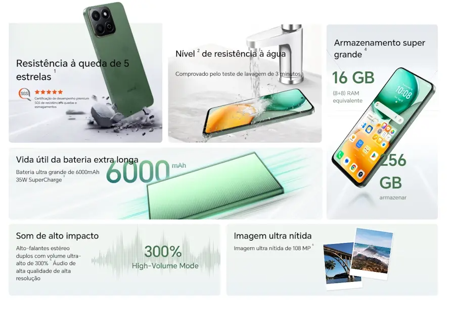 Honor X7c é lançado oficialmente no segmento de entrada