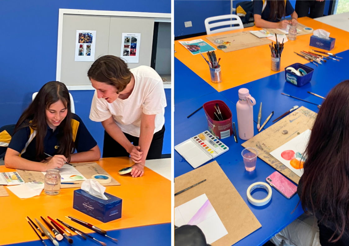 creative workshops with youth at Sussex Neighbourhood House