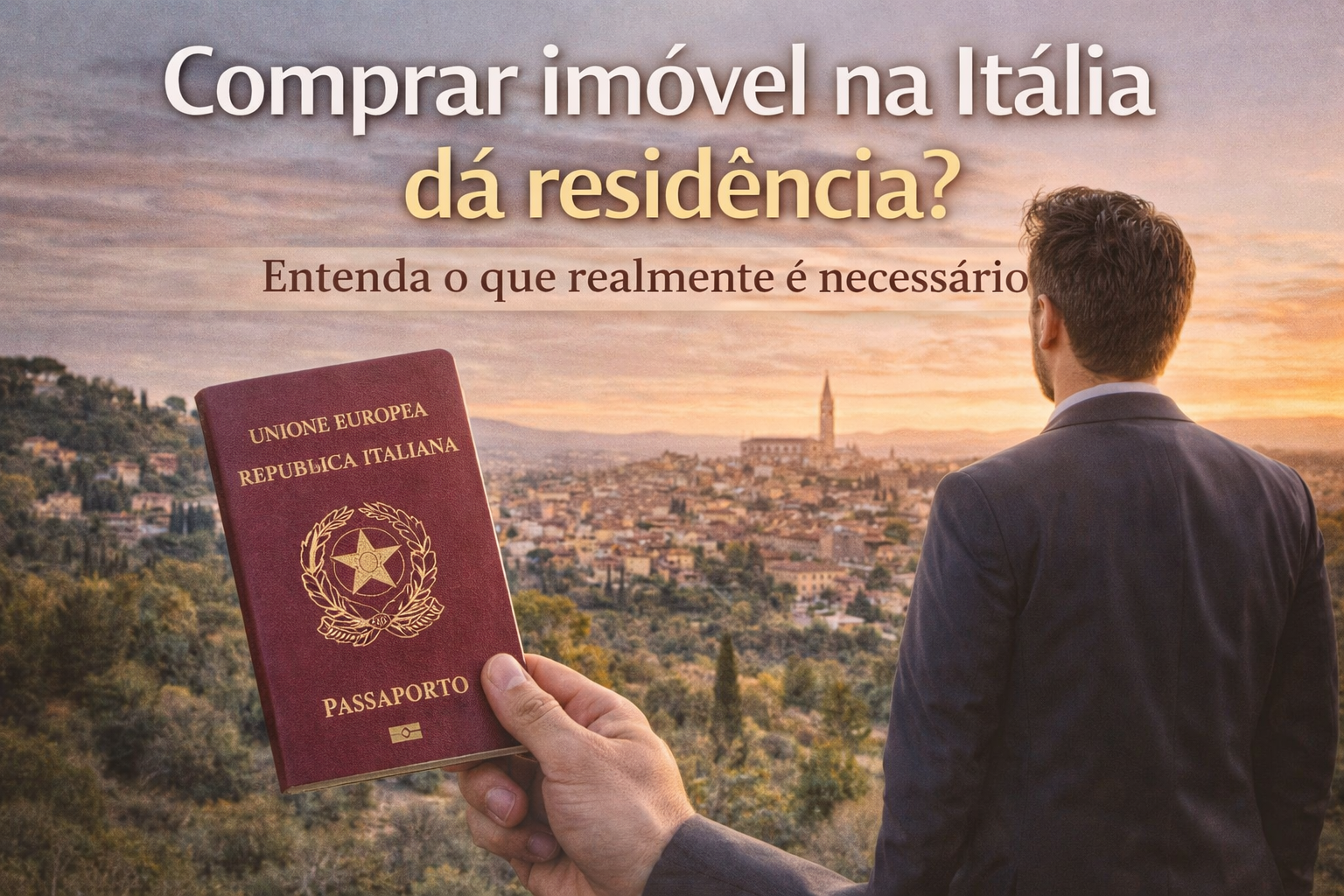 Comprar imóvel na Itália dá residência?