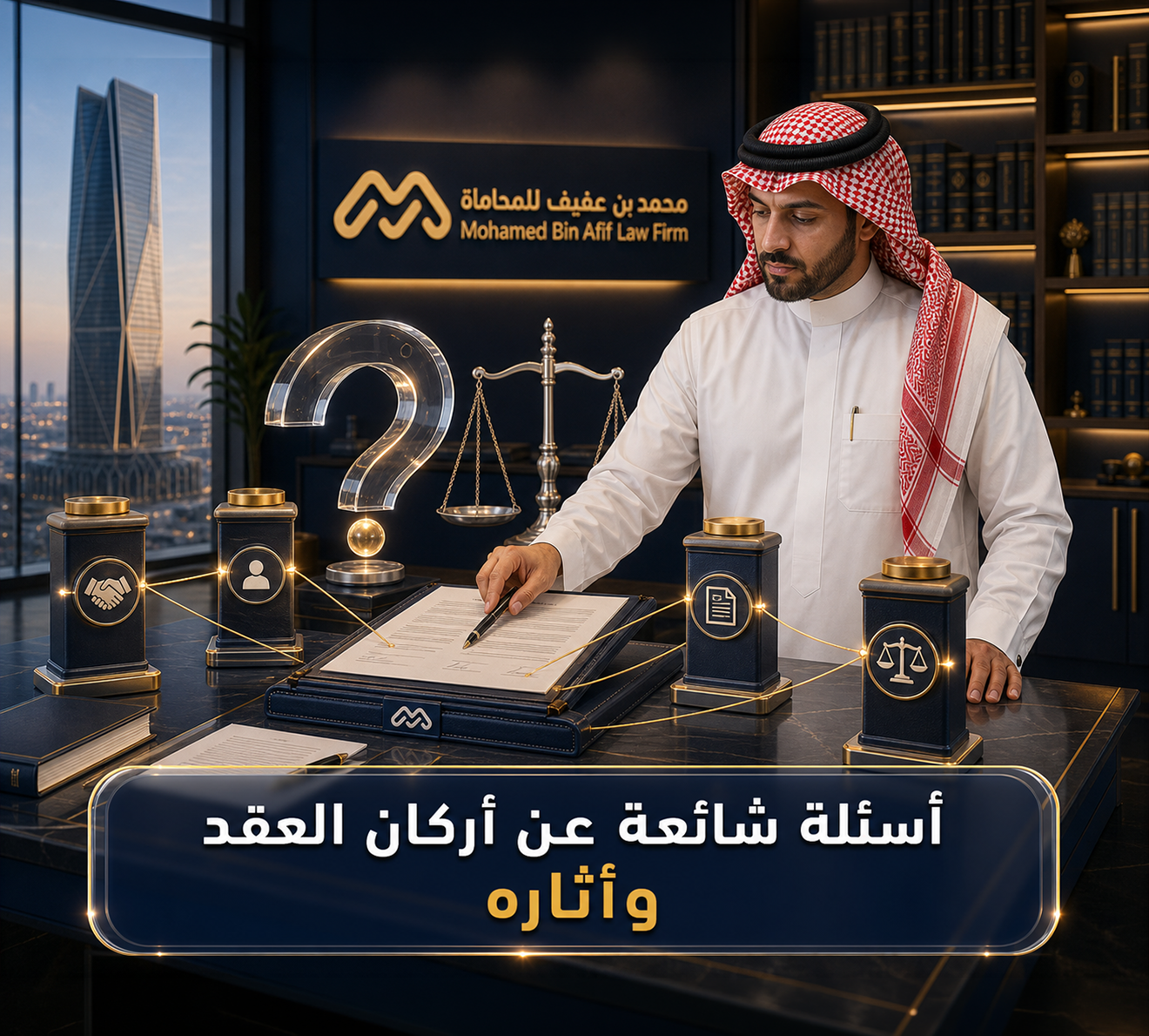 أسئلة شائعة عن أركان العقد وأثاره