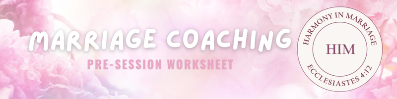 Marriage Pre-Coaching Form