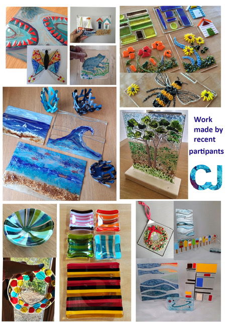 A Day of Glass Fusing - Coasters and Catchers (Broadstairs Library)