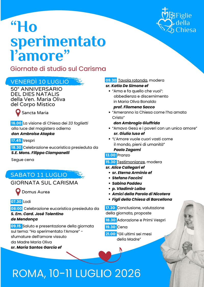 Giornate di studio sul Carisma