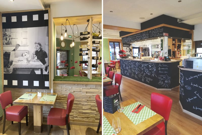 rénovation intérieure du restaurant "Le coquelicot"à Talange en Moselle