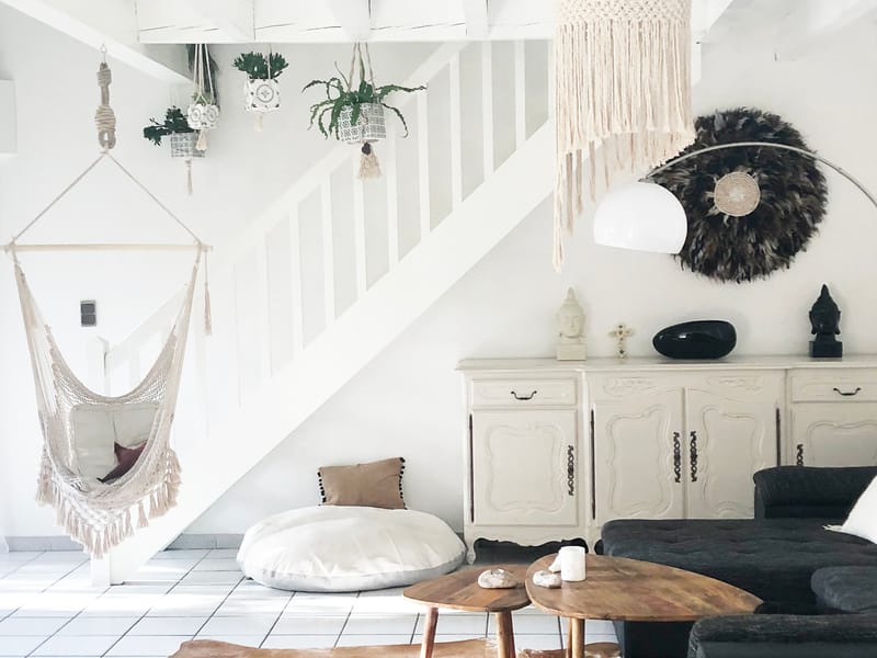 aménagement et décoration intérieure de l'espace repas et salon d'une maison à Saint-lon-les-mines dans les Landes