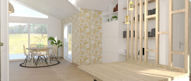 Aménagement et décoration intérieure d'une maison à Capbreton