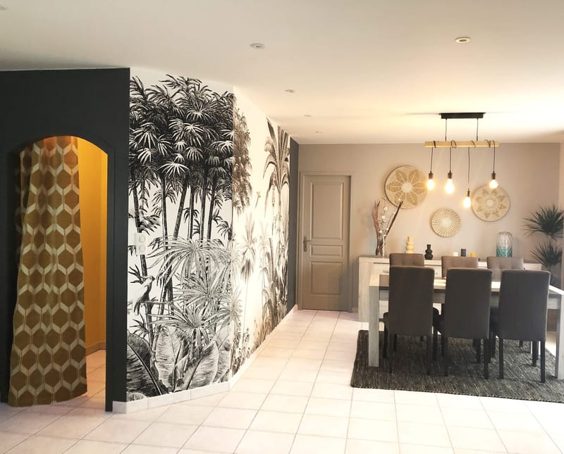 décoration intérieure et accessoirisation d'une maison à Saint-lon-les-mines dans le sud des Landes