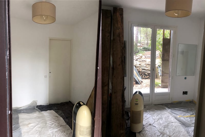 création d'un petit loft destiné a la location LMNP à Moliets-et-Maa