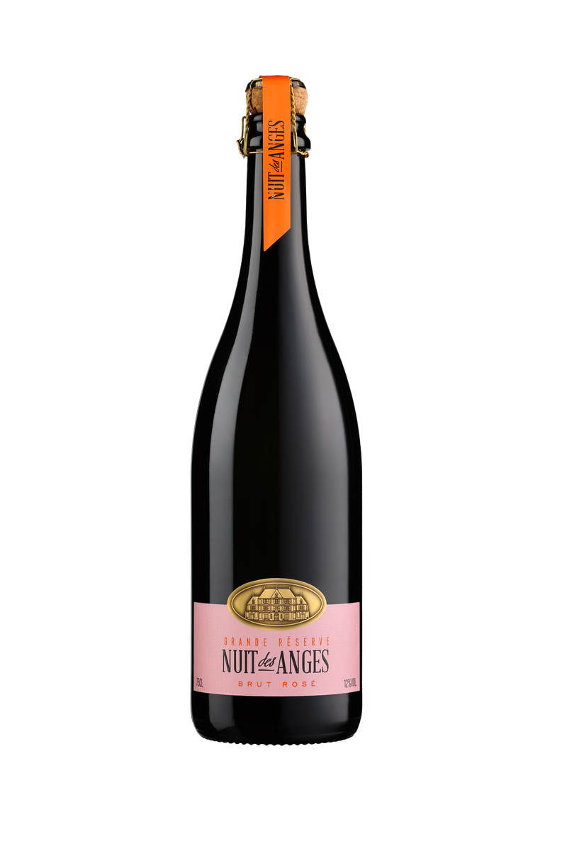 75cl / Brut Rosé / Rosé Brut / Pinot Gris & Merlot / 6 UVC = 8,7 kg / 12% vol.