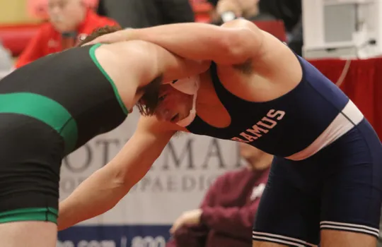 Kyle Jacob of Paramus went 2-0 Thursday at Boardwalk Hall.