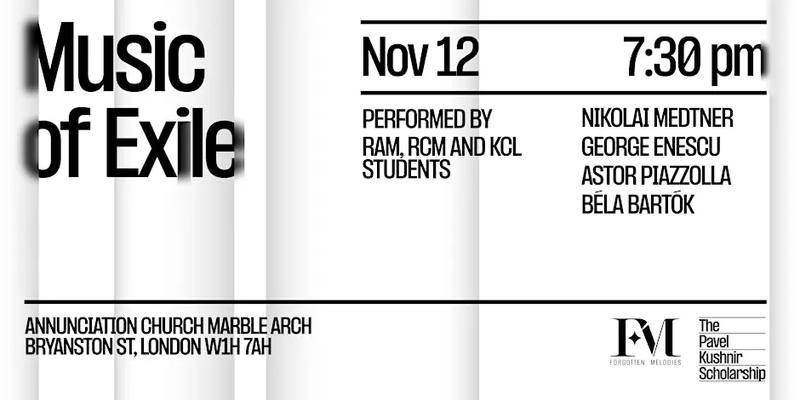 Music in Exile Festival - Opening Concert