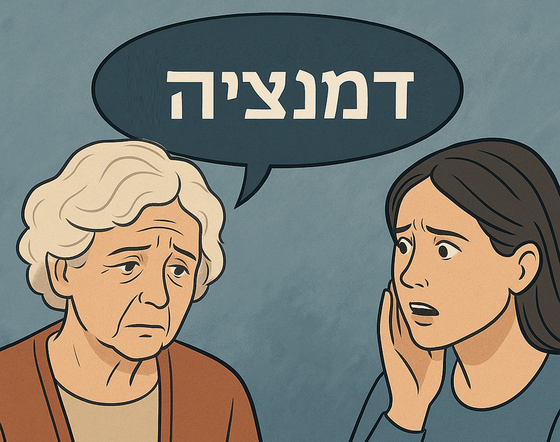 מה באמת מפחיד בני משפחה כשהם שומעים את המילה 'דמנציה'?