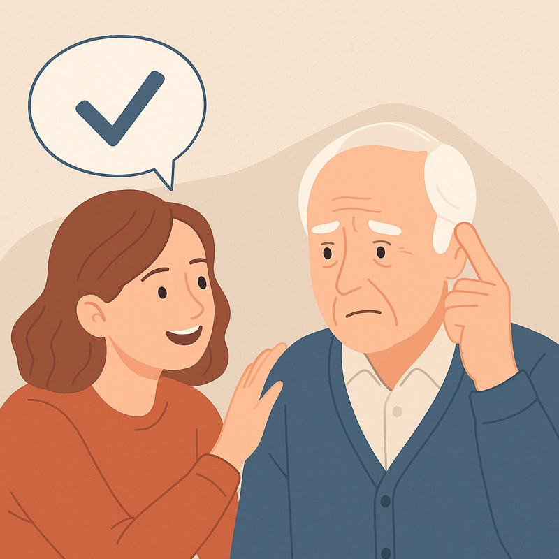 לא להתווכח – אלא להתחבר: 10 כללי זהב לתקשורת עם אדם עם דמנציה