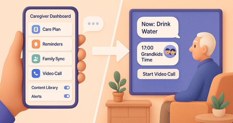 קודם המטפל: פעם ראשונה שטכנולוגיה מסייעת נבנית עבור בני המשפחה המטפלים באדם שחי עם דמנציה