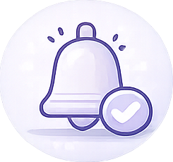 מציג תזכורות והודעות