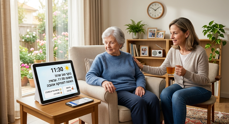 איך לייצר סדר יום מרגיע בבית בטיפול בדמנציה? המדריך המלא