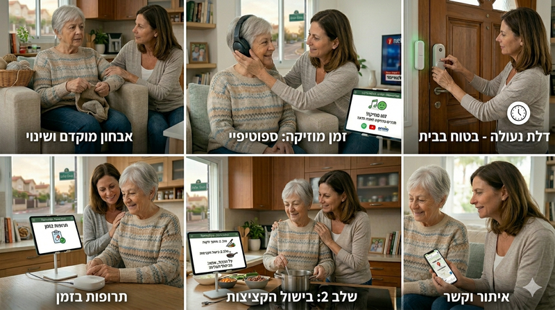 דמנציה - טכנולוגיה מסייעת ובינה מלאכותית: הקהילה החדשה שמשנה את חוקי המשחק בטיפול הביתי
