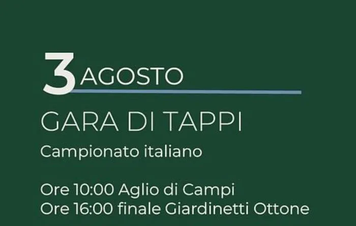 Gara di tappi - Campionato Italiano