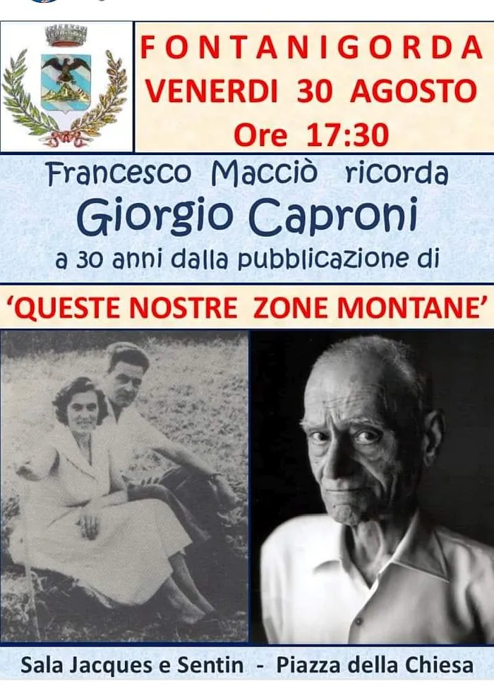 Francesco Macciò ricorda Giorgio Caproni