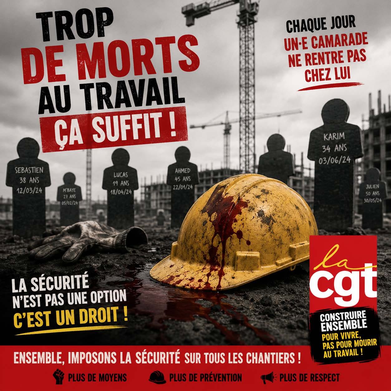 RASSEMBLEMENT TRIBUNAL CORRECTIONNEL BAYONNE - PROCES MOHAMED KICHOUHI GRUTIER MORT AU TRAVAIL