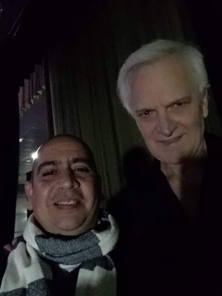 👉 Junto a una gran actor Argentino de cine, televisión y teatro, Héctor Calori.