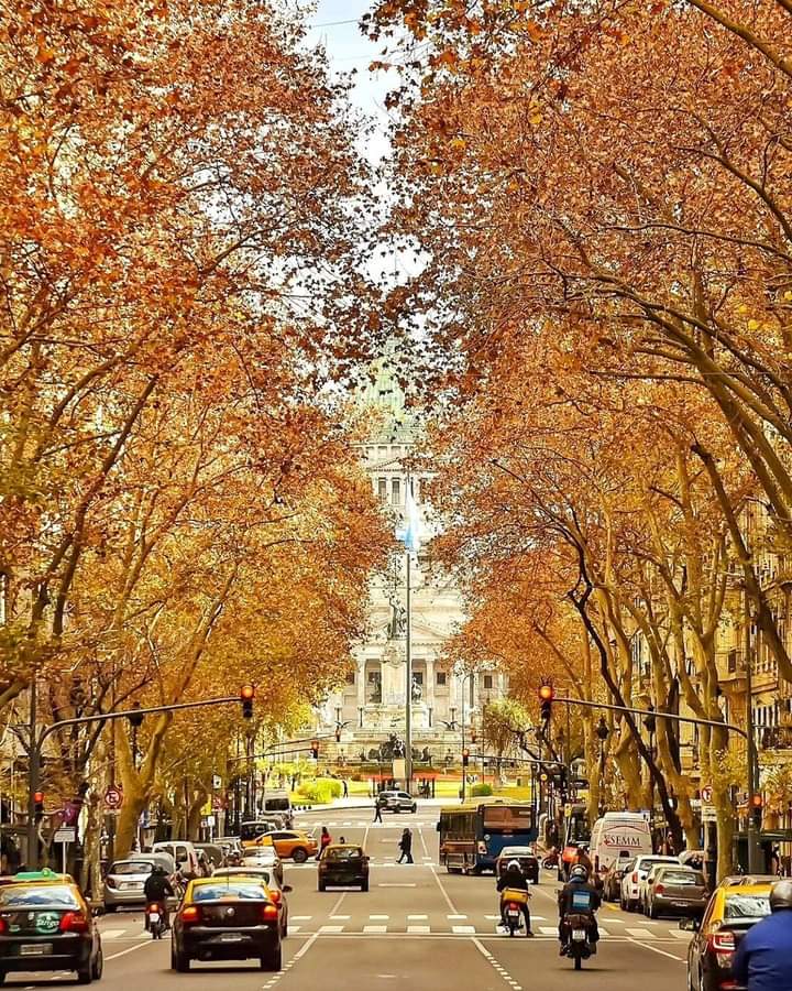 Sin lugar a dudas la Av. de Mayo es una de la más hermosas de Buenos Aires.