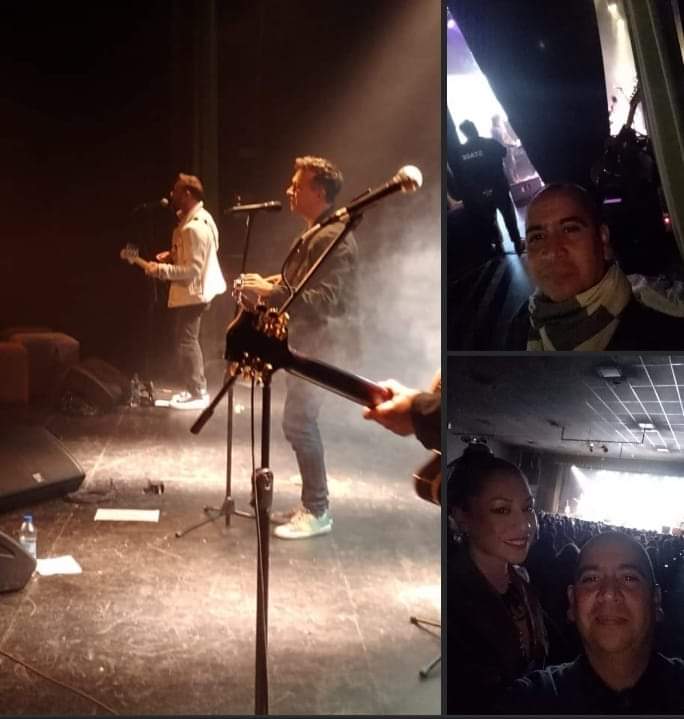 👉 Noche de cobertura en los dos show que ofreció Lapeband.