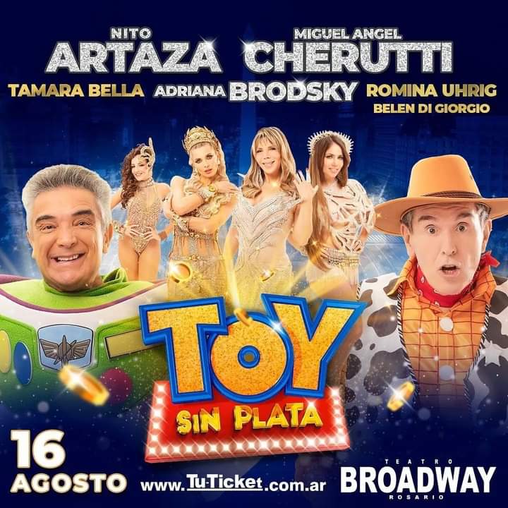 👉 TOY SIN PLATA llega a Rosario!