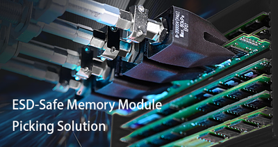 Soft Gripper Solution for Memory Module Tray Handling