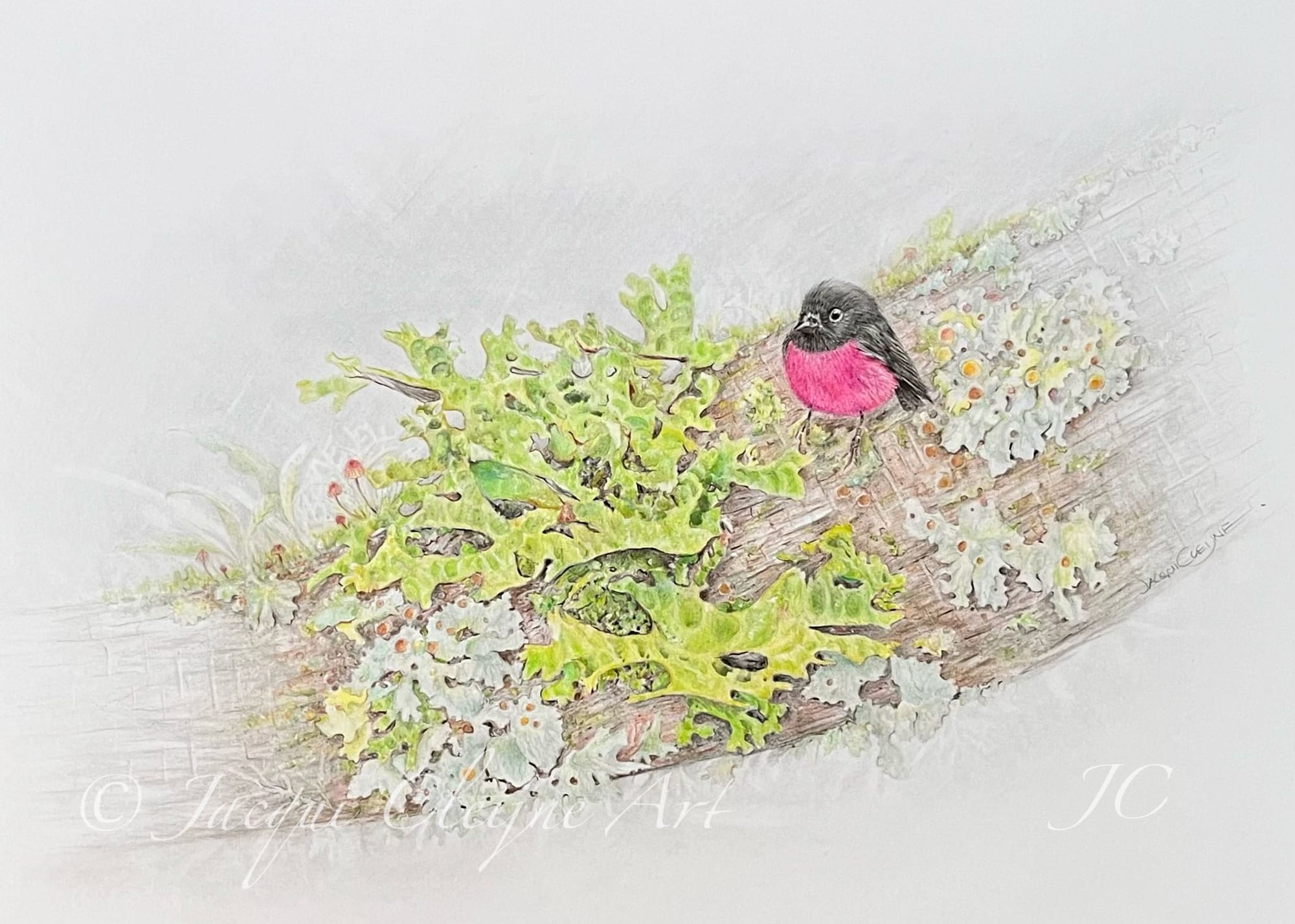 “Little Visitor to the Fungi Garden”, For Sale