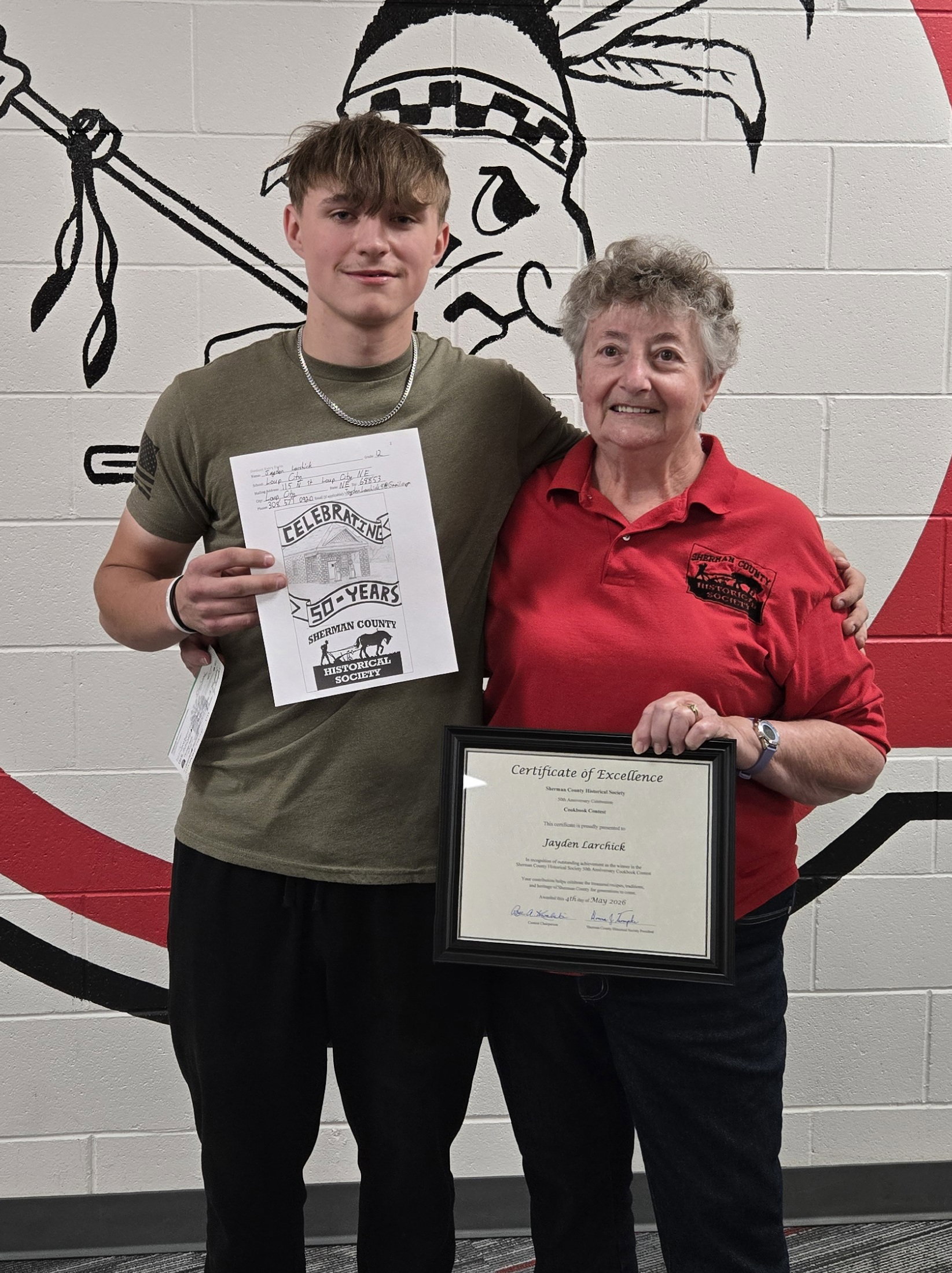 Jayden Larchick & Donna Trompke.