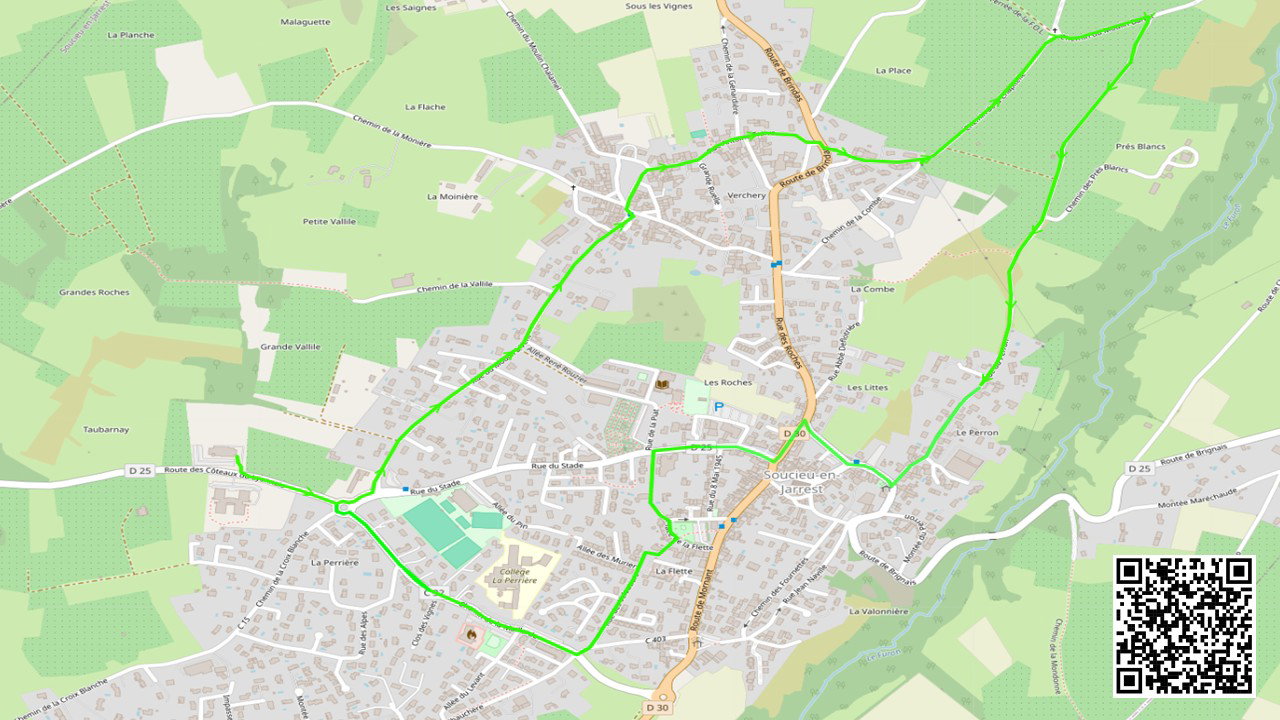 Parcours 🟢 5 Km - 6 € -♿