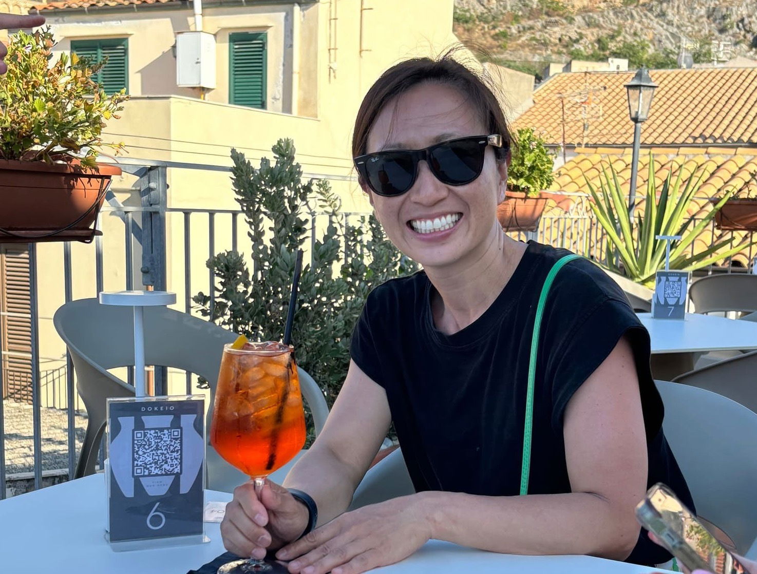 Rooftop drinks in Cefalu