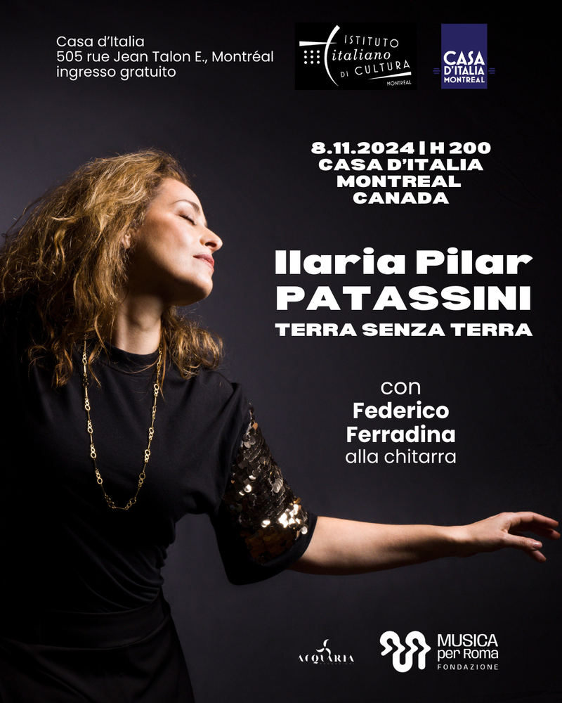 “Terra senza Terra” con Ilaria Pilar Patassini