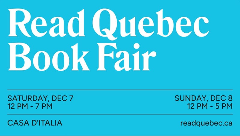 Read Quebec Book Fair