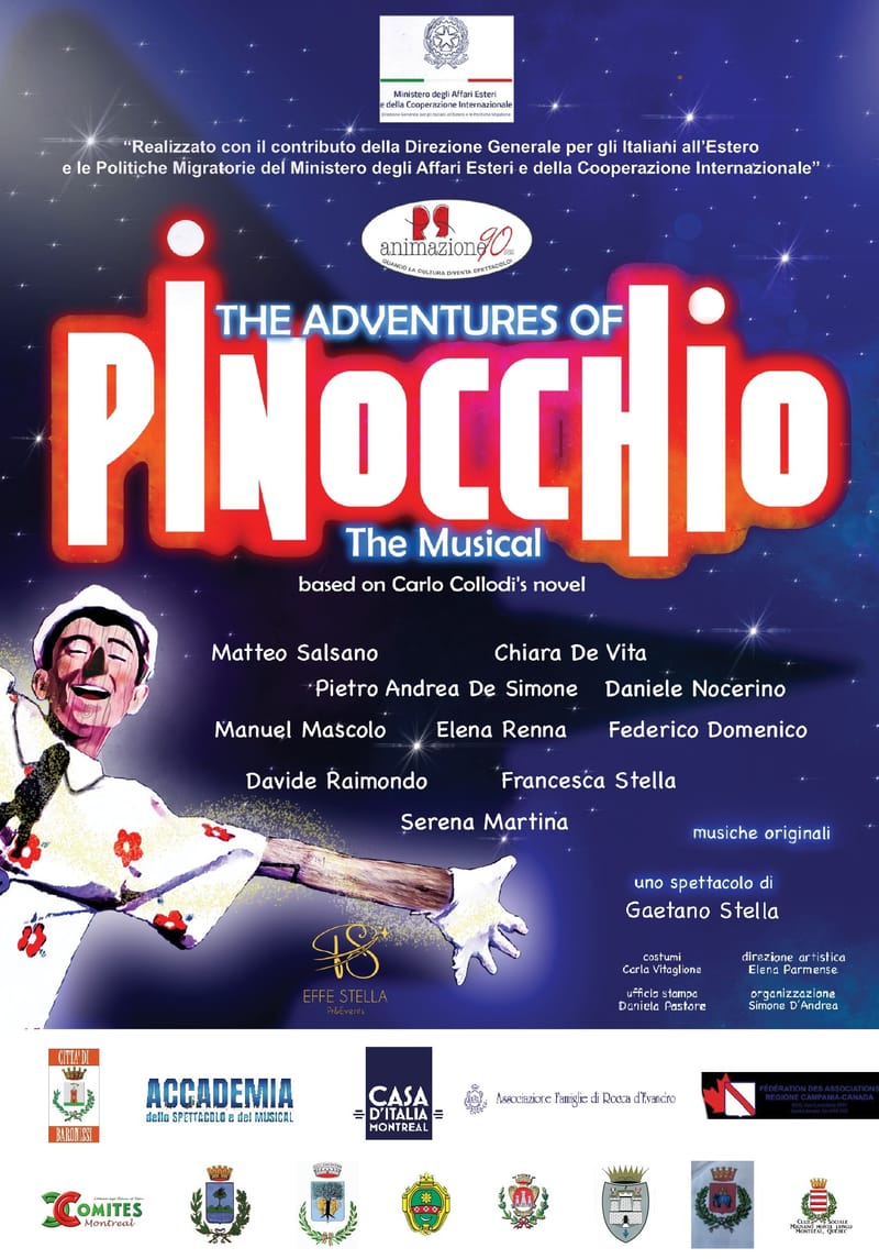 PINOCCHIO RECITAL MUSICALE- RÉCITAL MUSICAL ENTRÉ LIBRE.