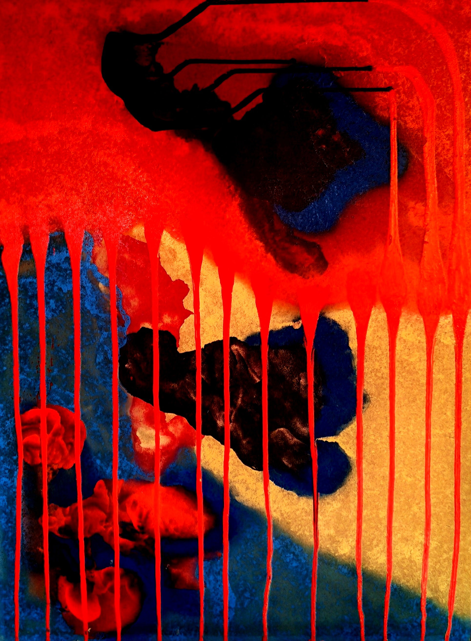 Red Rain      (90x70cm)       450€