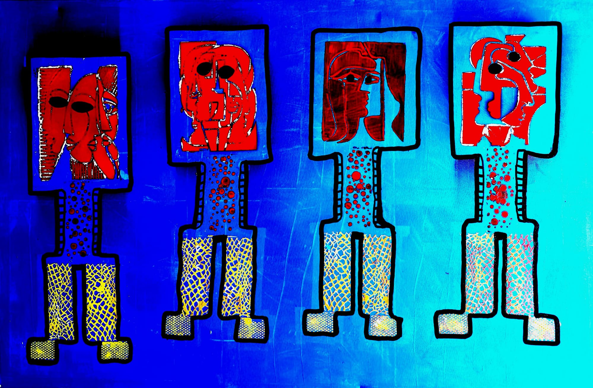 Tele 4     (150x100cm)           500€